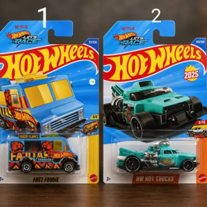 Hot Wheels Fast Foodie & HW Hot Trucks Die-Cast Car Set