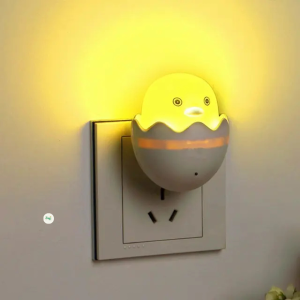 Yellow Duck With Egg Shape Led small Night Light L0685