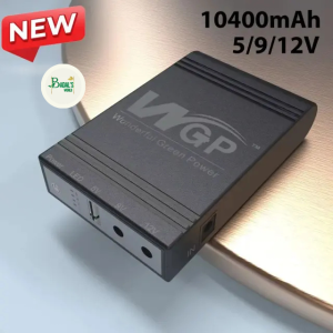 New Version WGP mini UPS 10400mAh – 5/9/12V – Black
