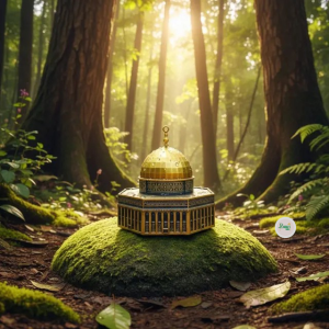 Metal replica model of the Dome of the Rock (Qubbat al-Sakhra)R0288