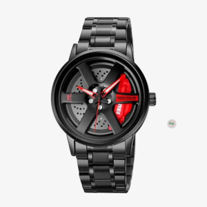 SKMEI 1787 Rotation Wheel Stainless Steel Watch for Men
