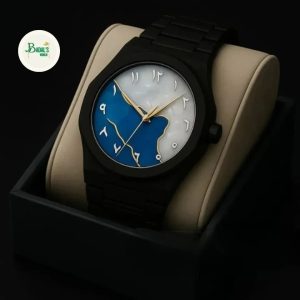 Premium Aura All-Black Minimalist Wrist Watch W0452