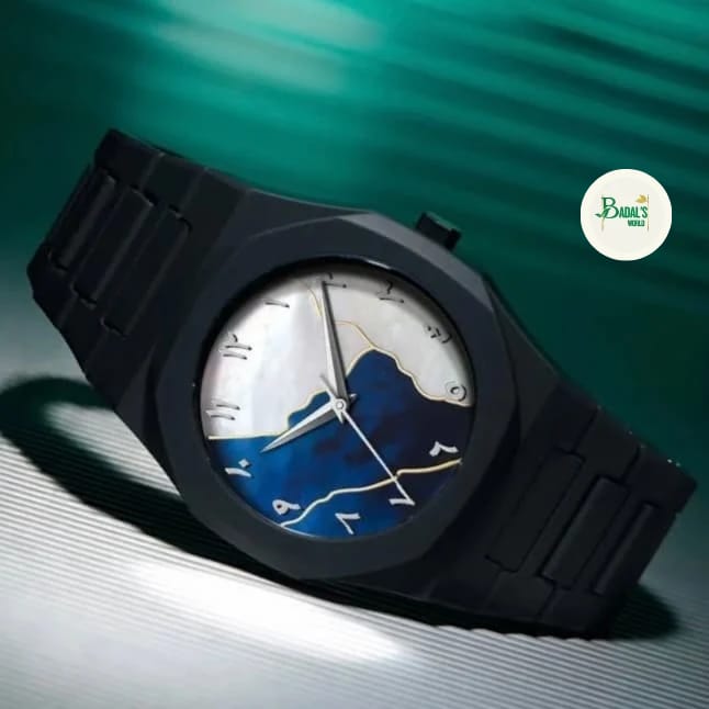 Premium Aura All-Black Minimalist Wrist Watch W0452 - Image 4